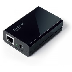 SPLITTER PoE TP-LINK 2 porturi Gigabit, compatibil IEEE 802.3af, alimentare 5V/12V, carcasa plastic "TL-PoE10R" (timbru verde 2 