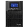 UPS NJOY, "ATEN PRO 1000", Online cu sinusoida pura, tower, 1000VA/900W, AVR, Schuko x 3, 2 x baterie 12V/9Ah, display LCD, back