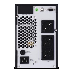 UPS NJOY, "ATEN PRO 1000", Online cu sinusoida pura, tower, 1000VA/900W, AVR, Schuko x 3, 2 x baterie 12V/9Ah, display LCD, back