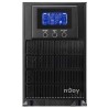 UPS NJOY, "ATEN PRO 2000", Online cu sinusoida pura, tower, 2000VA/1800W, AVR, Schuko x 3, 4 x baterie 12V/9Ah, display LCD, bac