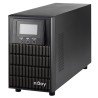 UPS NJOY, "ATEN PRO 2000", Online cu sinusoida pura, tower, 2000VA/1800W, AVR, Schuko x 3, 4 x baterie 12V/9Ah, display LCD, bac