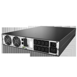 UPS NJOY, "BALDER 3000", Online cu sinusoida pura, tower, rack, 3000VA/3000W, AVR, IEC x 8, 6 x baterie 12V/9Ah, display LCD, ba