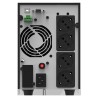 UPS NJOY, "ECHO PRO 2000", Online cu sinusoida pura, tower, 2000VA/1600W, AVR, Schuko x 4, 4 x baterie GP07122L, display LCD, ba