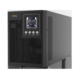 UPS NJOY, "ECHO PRO 2000", Online cu sinusoida pura, tower, 2000VA/1600W, AVR, Schuko x 4, 4 x baterie GP07122L, display LCD, ba
