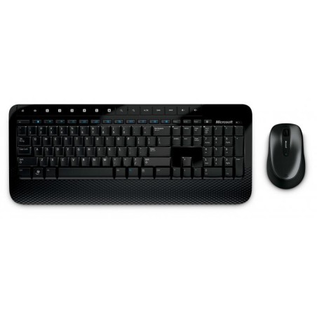 Kit TASTATURA si Mouse Microsoft, "Desktop 2000", wireless, 113 taste format standard, mouse , 3/1 butoane, negru, "M7J-00015" (