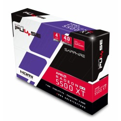 PLACA VIDEO  SAPPHIRE AMD Radeon RX 5500 XT, 4 GB GDDR6 128 biti, PCI Express 4.0 x 16, HDMI, Display Port x 3, sistem racire ae