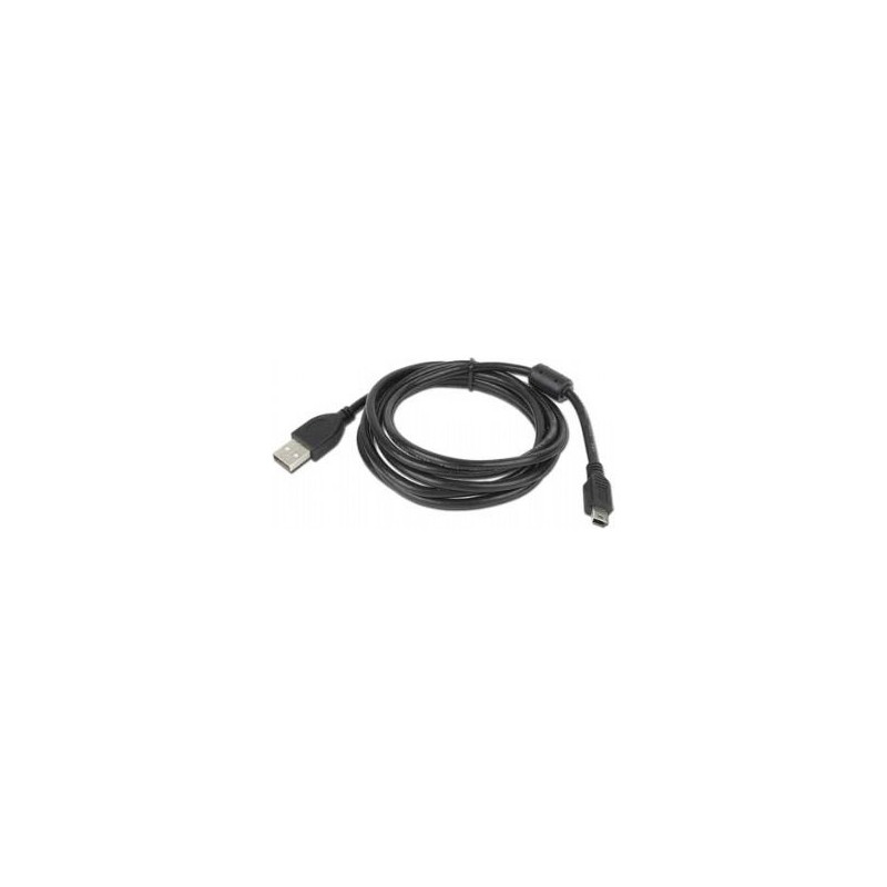 CABLU alimentare si date GEMBIRD, pt. smartphone, USB 2.0 (T) la Mini-USB 2.0 (T), 1.8m, premium, conectori auriti, negru, "CCF-