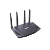 ROUTER ASUS wireless, 3000 Mbps, porturi Gigabit x 4, antena externa x 4, AX3000, dual band, "RT-AX58U" (timbru verde 0.8 lei)