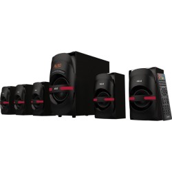 BOXE PC AKAI, 5.1, RMS 5 x 12 W, Bluetooth, cu fir, telecomanda wireless, conector Bluetooth, alimentare 220V, Jack 3.5mm, USB, 