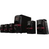 BOXE PC AKAI, 5.1, RMS 5 x 12 W, Bluetooth, cu fir, telecomanda wireless, conector Bluetooth, alimentare 220V, Jack 3.5mm, USB, 