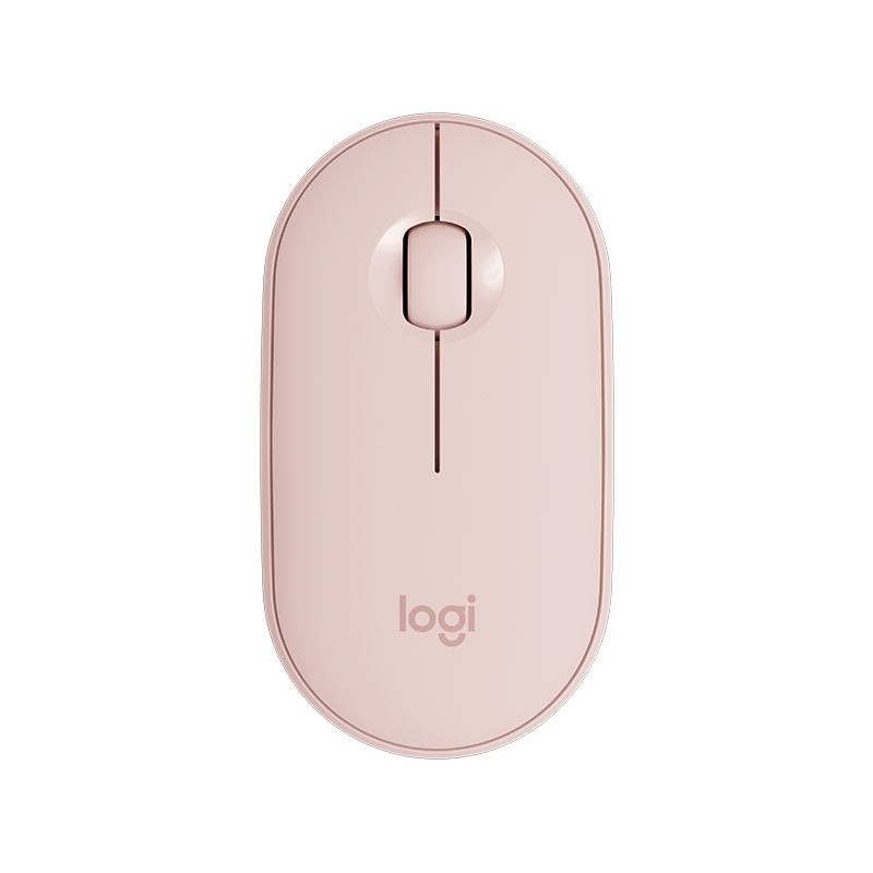 MOUSE LOGITECH, "M350", PC sau NB, wireless, Bluetooth | 2.4GHz, optic, 1000 dpi, butoane/scroll 3/1, mod dual de conectare, roz