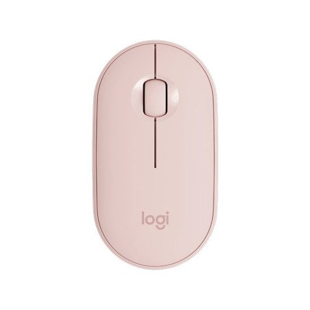 MOUSE LOGITECH, "M350", PC sau NB, wireless, Bluetooth | 2.4GHz, optic, 1000 dpi, butoane/scroll 3/1, mod dual de conectare, roz