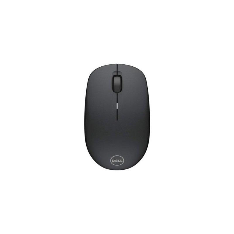 MOUSE DELL, "WM126", PC sau NB, wireless, 2.4GHz, optic, 1000 dpi, butoane/scroll 3/1, , negru, "570-AAMH-05" (timbru verde 0.18