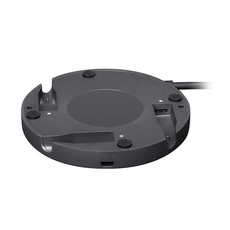 SUPORT microfon LOGITECH, "Rally Mic Pod", montare pe masa, cu organizator de cabluri, "939-001647"