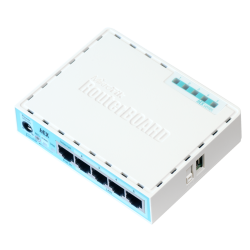 ROUTER MIKROTIK, porturi Gigabit x 4, CPU dual core 880 MHz, 256 MB RAM, USB, microSD, "RB750GR3" (timbru verde 0.8 lei)