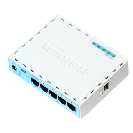 ROUTER MIKROTIK, porturi Gigabit x 4, CPU dual core 880 MHz, 256 MB RAM, USB, microSD, "RB750GR3" (timbru verde 0.8 lei)
