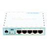 ROUTER MIKROTIK, porturi Gigabit x 4, CPU dual core 880 MHz, 256 MB RAM, USB, microSD, "RB750GR3" (timbru verde 0.8 lei)