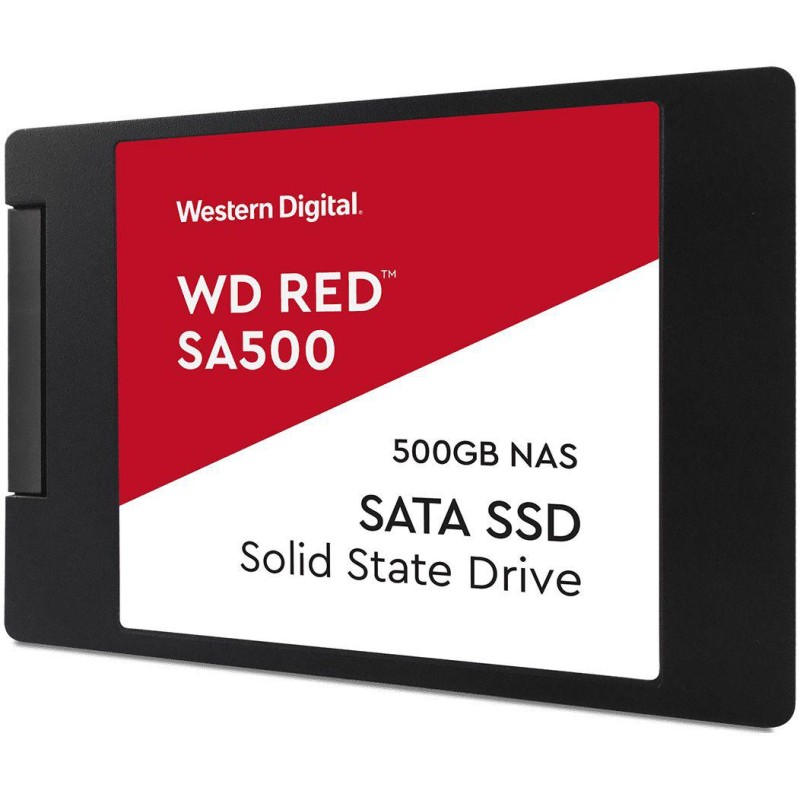 SSD WD, Red, 500 GB, 2.5 inch, S-ATA 3, 3D Nand, R/W: 560/530 MB/s, "WDS500G1R0A"