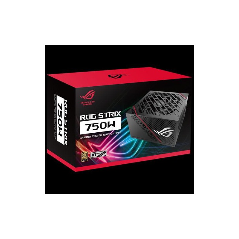 SURSA ASUS ROG Strix, 750 W, ATX 12V, fan 135 mm x 1, 80 Plus Gold, "ROG-STRIX-750G" (timbru verde 2 lei)