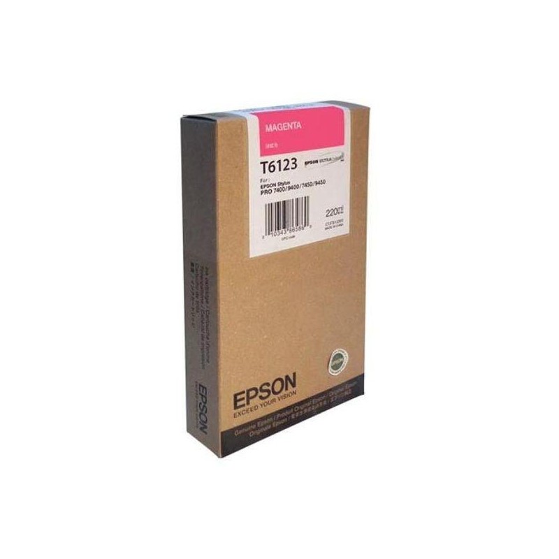 Cartus Cerneala Original Epson Magenta, T612300, pentru 7400|7450|7800|7880|9400|9450|9800, , (timbru verde 0.15 lei),  "C13T612