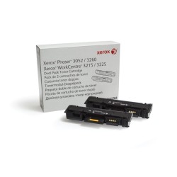 Dual-Pack  Original Xerox Black, 106R02782, pentru Ph 3052|Ph 3260|WC 3215|WC 3225, 2x3K, (timbru verde 1.2 lei) , "106R02782"
