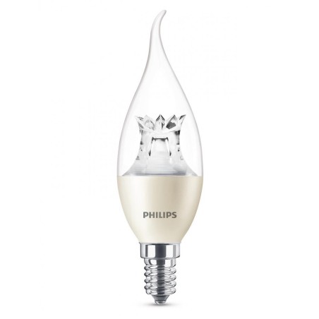 BEC LED Philips, soclu E14, putere 4W, forma lumanare, lumina alb calda, alimentare 220 - 240 V, "000008718696453742" (timbru ve