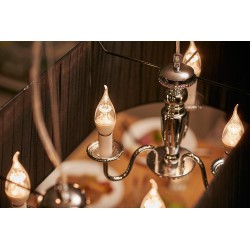 BEC LED Philips, soclu E14, putere 4W, forma lumanare, lumina alb calda, alimentare 220 - 240 V, "000008718696453742" (timbru ve