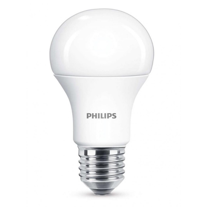BEC LED Philips, soclu E27, putere 13W, forma clasic, lumina alb calda, alimentare 220 - 240 V, "000008718696577035" (timbru ver