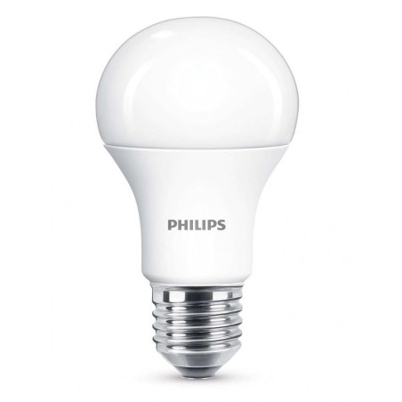BEC LED Philips, soclu E27, putere 13W, forma clasic, lumina alb calda, alimentare 220 - 240 V, "000008718696577035" (timbru ver