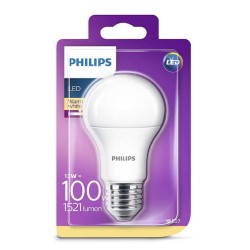 BEC LED Philips, soclu E27, putere 13W, forma clasic, lumina alb calda, alimentare 220 - 240 V, "000008718696577035" (timbru ver