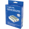 TESTER CABLU RETEA LOGILINK pt. cablu UTP, FTP si coaxial, "WZ0011" (timbru verde 0.8 lei)