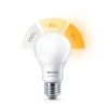 BEC LED Philips, soclu E27, putere 8W, forma clasic, lumina alb calda, alimentare 220 - 240 V, "000008718696588840" (timbru verd
