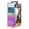 BEC LED Philips, soclu E27, putere 3.5W, 7W, 14W, forma clasic, lumina alb calda, alimentare 220 - 240 V, "000008718696706794" (