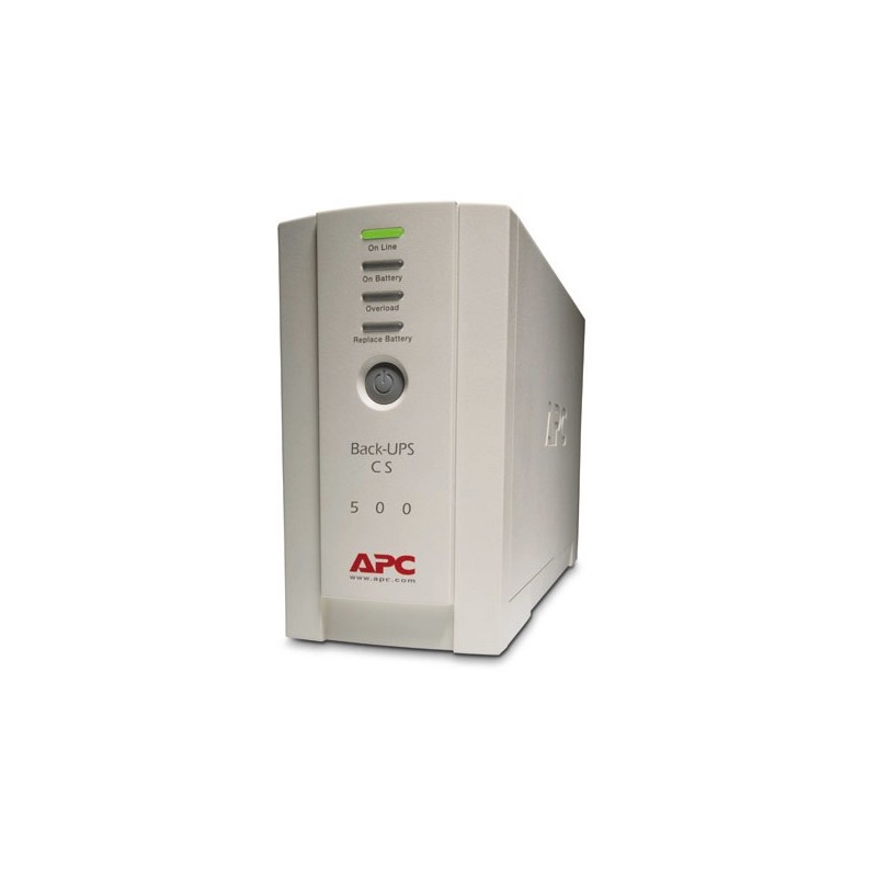 UPS APC,"Back-UPS CS",Line Int. cu management,mini tower,500VA/300W,IECx4,1xRBC2,LED,11-20 min. "BK500EI",prelung garantie(WBEXT