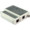 TESTER CABLU RETEA LOGILINK pt. cablu UTP, FTP si coaxial, "WZ0011" (timbru verde 0.8 lei)