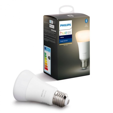BEC smart LED Philips, soclu E27, putere 9W, forma clasic, lumina alb calda, alimentare 220 - 240 V, "000008718696785317" (timbr