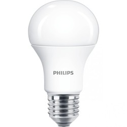 BEC LED Philips, soclu E27, putere 13W, forma clasic, lumina alb calda, alimentare 220 - 240 V, "000008718699659844" (timbru ver