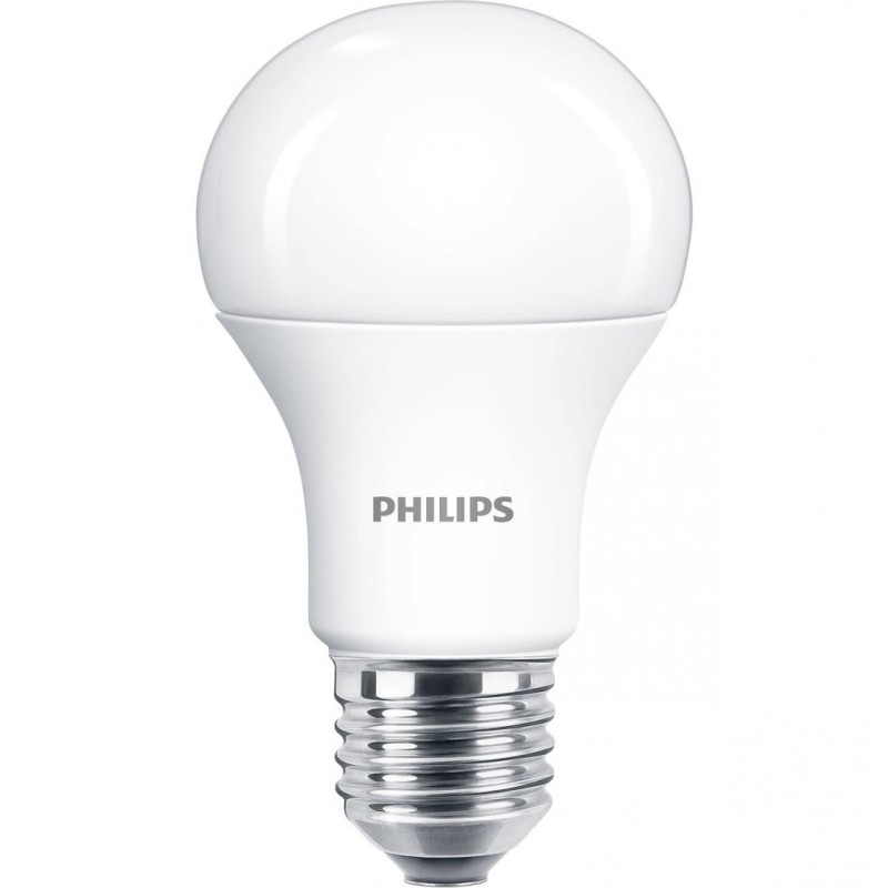 BEC LED Philips, soclu E27, putere 13W, forma clasic, lumina alb calda, alimentare 220 - 240 V, "000008718699659844" (timbru ver