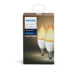 SET 2 KIT smart LED Philips, soclu E14, putere 6W, forma clasic, lumina toate nuantele de alb, alimentare 220 - 240 V, "00000871