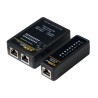 TESTER CABLU RETEA LOGILINK, pt. cablu UTP, FTP, coaxial, conector RJ45, RJ11, RJ12, BNC, "WZ0015" (timbru verde 0.8 lei)