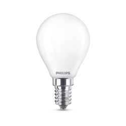 SET 2 becuri LED Philips, soclu E14, putere 4.3W, forma clasic, lumina alb calda, alimentare 220 - 240 V, "000008718696751411" (