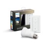 KIT smart LED Philips, soclu E27, putere 9W, forma clasic, lumina alb calda, alimentare 220 - 240 V, "000008718696785331" (timbr