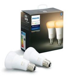 SET 2 KIT smart LED Philips, soclu E27, putere 8.5W, forma clasic, lumina toate nuantele de alb, alimentare 220 - 240 V, "000008
