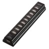 HUB extern LOGILINK, porturi USB: USB 2.0 x 10, conectare prin USB 2.0, alimentare retea 220 V, negru, "UA0096" (timbru verde 0.