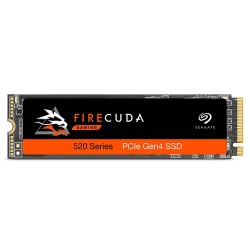 SSD SEAGATE, Firecuda 520, 1 TB, M.2, PCIe Gen3.0 x4, 3D TLC Nand, R/W: 5000/4400 MB/s, "ZP1000GM3A002"