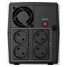 UPS NJOY, "Keen 1000", Line Int. , mini tower, 1000VA/600W, AVR, Schuko x 4, 2 x baterie GP07122L, back-up 1 - 10 min., "UPLI-LI