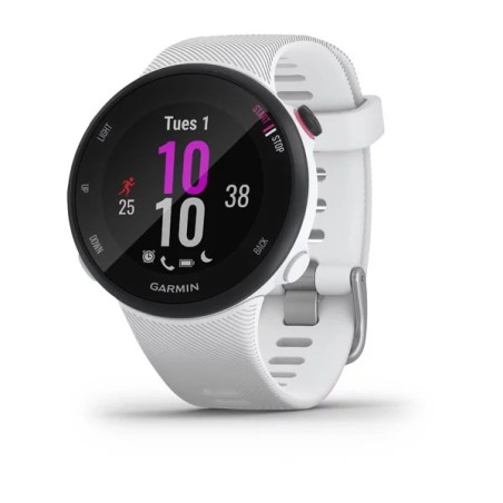 SMARTWATCH GARMIN, Forerunner 45, ecran 1.04 inch, touchscreen da 1.04 inch, conectare prin GPS, alb, "010-02156-10" (timbru ver