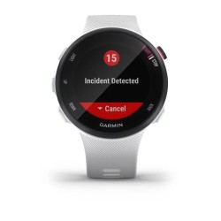 SMARTWATCH GARMIN, Forerunner 45, ecran 1.04 inch, touchscreen da 1.04 inch, conectare prin GPS, alb, "010-02156-10" (timbru ver