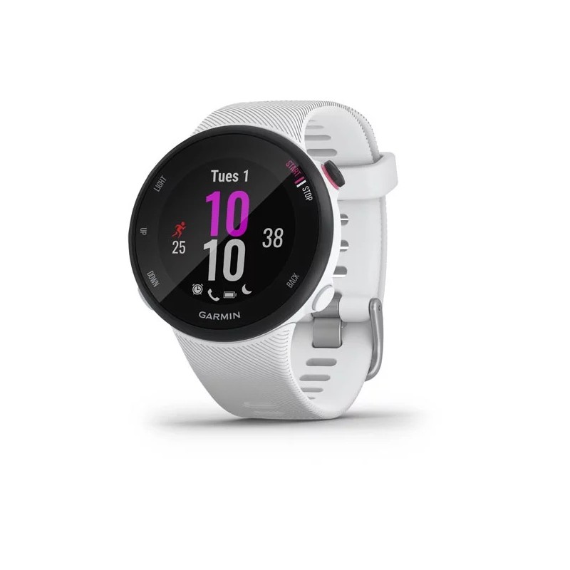 SMARTWATCH GARMIN, Forerunner 45, ecran 1.04 inch, touchscreen da 1.04 inch, conectare prin GPS, alb, "010-02156-10" (timbru ver