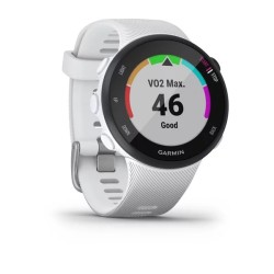 SMARTWATCH GARMIN, Forerunner 45, ecran 1.04 inch, touchscreen da 1.04 inch, conectare prin GPS, alb, "010-02156-10" (timbru ver